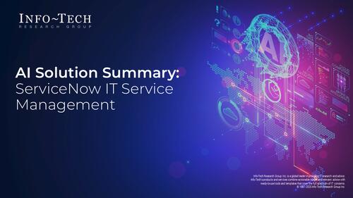 AI Solution Summary: ServiceNow IT Service Management