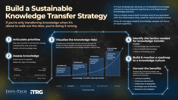 Build a Sustainable Knowledge Transfer Strategy visualization