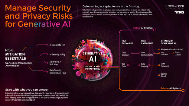Address Security and Privacy Risks for Generative AI visualization